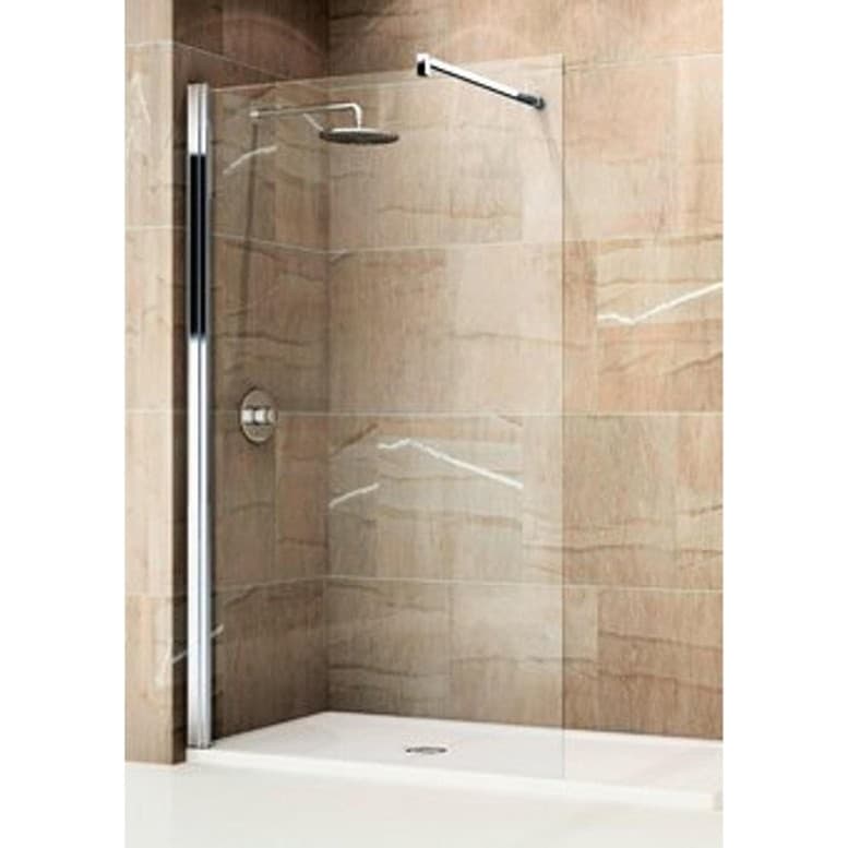 Novellini Giada h inloopdouche 90x195cm chroom-helder glas - Novellini Giada h inloopdouche 90x195cm chroom-helder glas