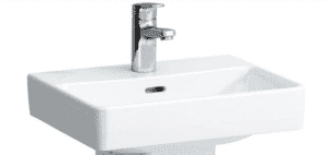 Laufen Pro S wastafel 34x45x14.5cm 1 kraangat keramiek wit