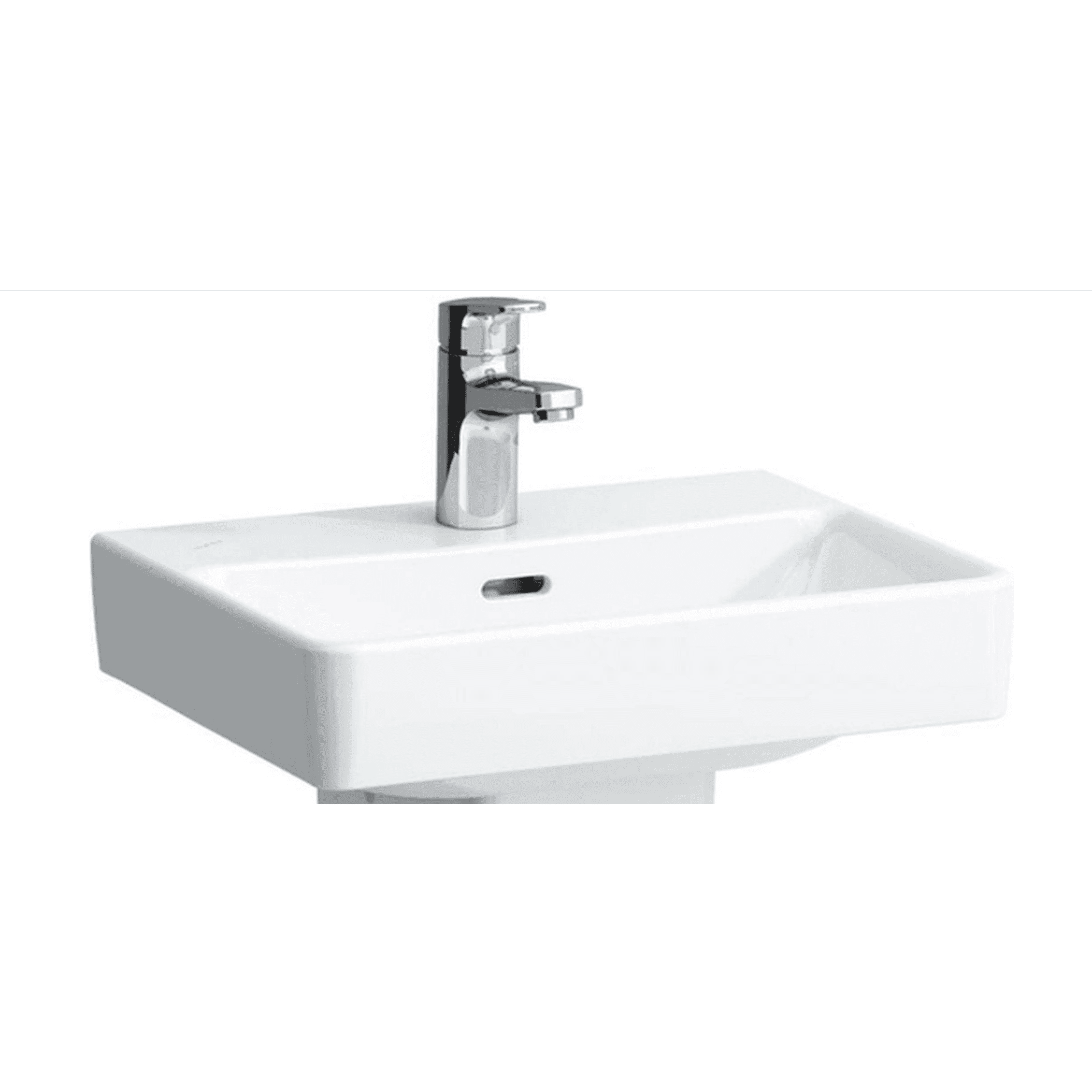Laufen Pro S wastafel 34x45x14.5cm 1 kraangat keramiek wit