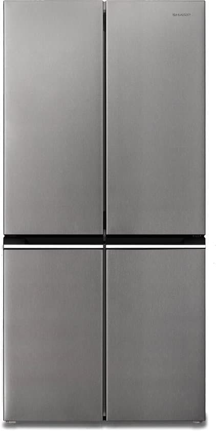 Sharp SJNFA15IMXPDEU – Amerikaanse Koelkast – 4 deurs – energie label D – Advanced No Frost – zilver