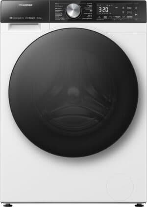 Hisense Wasmachine WF5S1043BW - 10.5kg - A-Klasse - StoomFunctie - ConnectLife - 72dB (A) - Audiosignaal - Koud wassen 15 °C