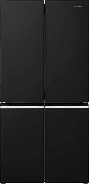 Sharp SJNFA15IMXBDEU - Amerikaanse koelkast - 4 deurs - energie label D - Advanced No Frost - zwart