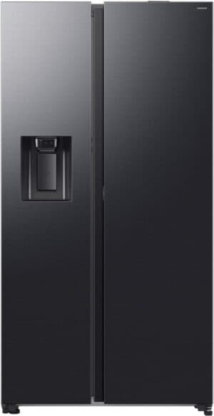 Samsung Series 8 RS80F67KCF, Vrijstaand, Amerikaanse deur, Zwart, 2 deur(en), Premium Black Steel, 36/64