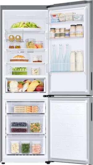 Samsung RB33B612ESA Vrijstaand 344 l E Zilver, Roestvrijstaal