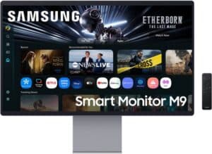 Samsung M90SF computer monitor 81,3 cm (32") 3840 x 2160 Pixels 4K Ultra HD OLED Zilver