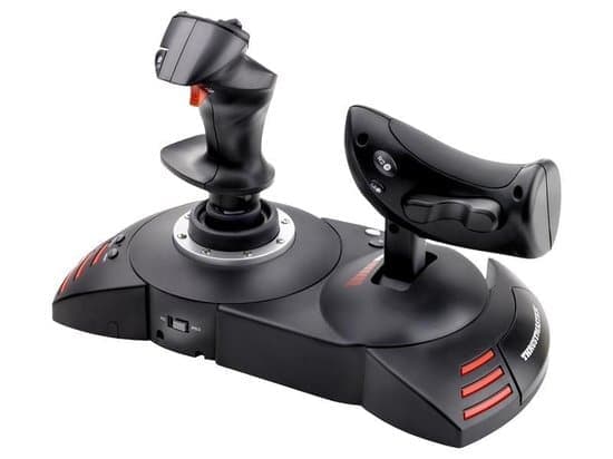 Thrustmaster T.Flight Hotas X – voor PC – joystick en throttle met dubbel roersysteem – drukknoppen en programmeerbare assen – draaigreep – PC USB-compatibel