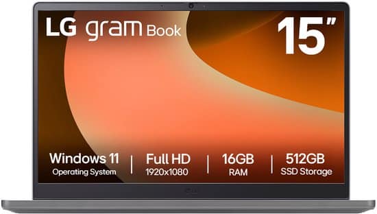 LG Gram 15U50T-G Intel® Core™ i5 i5-1334U Laptop 39,6 cm (15.6″) Full HD 16 GB DDR4-SDRAM 512 GB SSD Intel Iris Xe Wi-Fi 6 (802.11ax) Windows 11 Home Zilver