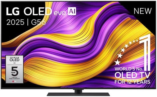 LG G5 OLED55G56LS – 55 inch – 4K OLED Evo Max – 2025