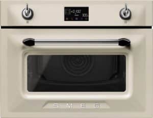 SMEG SO4902M1P - Inbouw oven - 45 cm - Combi-magnetron - Crème