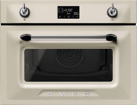 SMEG SO4902M1P – Inbouw oven – 45 cm – Combi-magnetron – Crème