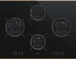 Smeg PV664LCNRDE kookplaat Zwart Ingebouwd 65 cm Gaskookplaat 4 zone(s)