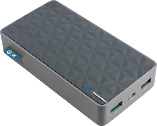 Xtorm 20W Universele Powerbank – Powerbank 20000 mah – 2x USB-A en 1x USB-C PD poort – Airport/Vliegtuig Proof – Grijs – Noodpakket