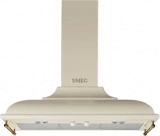 Smeg KC19POE Muurmontage Crème 788m³/uur A afzuigkap