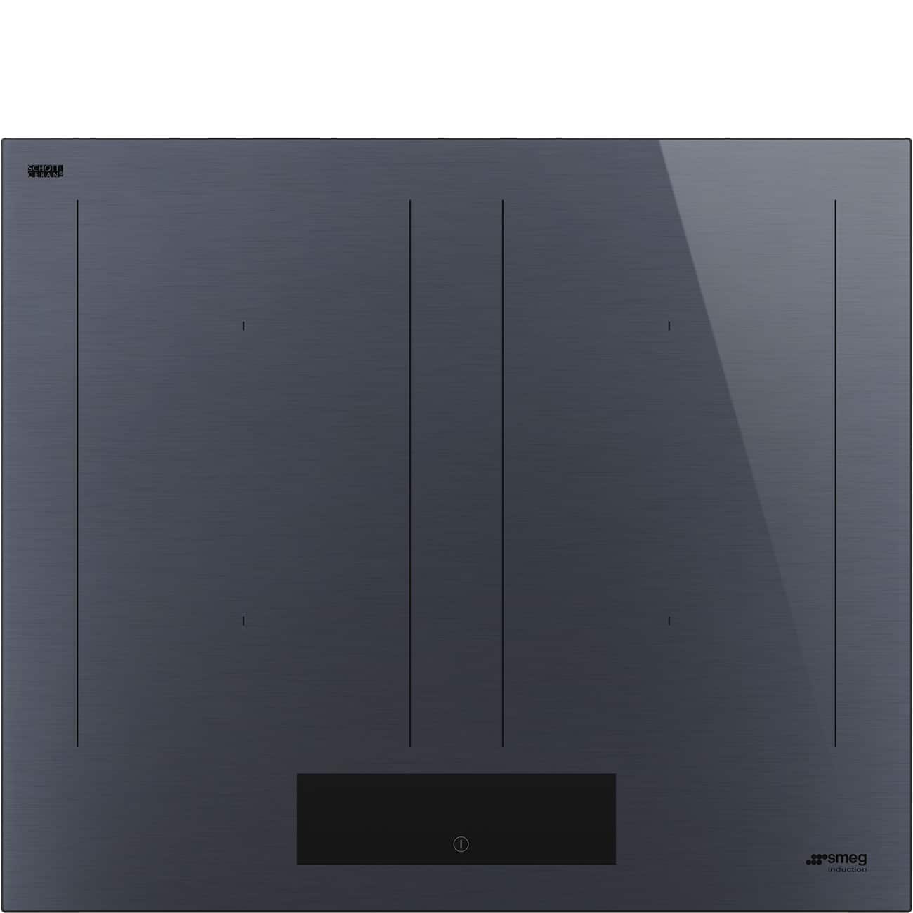 Smeg Linea SIM1644DG kookplaat Grijs Ingebouwd 60 cm Inductiekookplaat zones 4 zone(s)